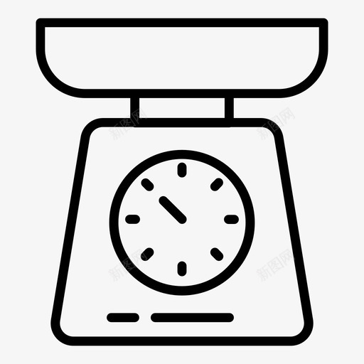 厨房秤用具烘焙svg_新图网 https://ixintu.com 厨房 用具 烘焙 厨房用具 图标