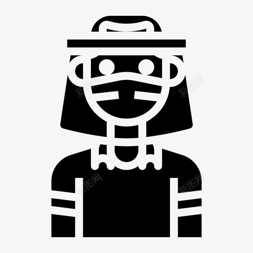 头像男人面具svg_新图网 https://ixintu.com 头像 像男人 面具 胡子 短发 面罩