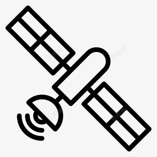 卫星网络轨道svg_新图网 https://ixintu.com 卫星 网络 轨道 信号 空间
