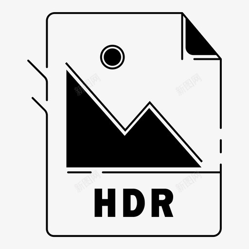 hdr扩展名格式svg_新图网 https://ixintu.com 图像 扩展名 格式 类型 扩展 斜线