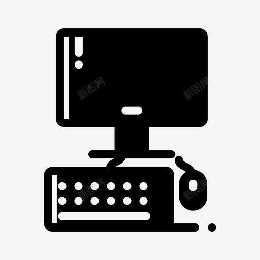 pc电脑桌面svg_新图网 https://ixintu.com 设备 电脑 电脑桌 桌面 显示器