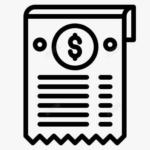 发票文件电子商务svg_新图网 https://ixintu.com 发票 文件 电子商务 产品 清单 收据