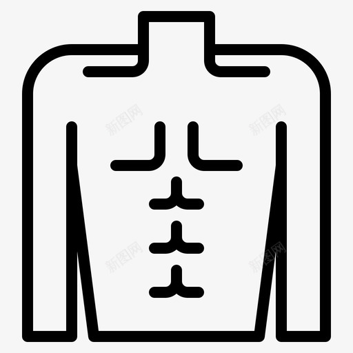 身体胸部健康svg_新图网 https://ixintu.com 身体 胸部 健康 健康人 人体 卫生