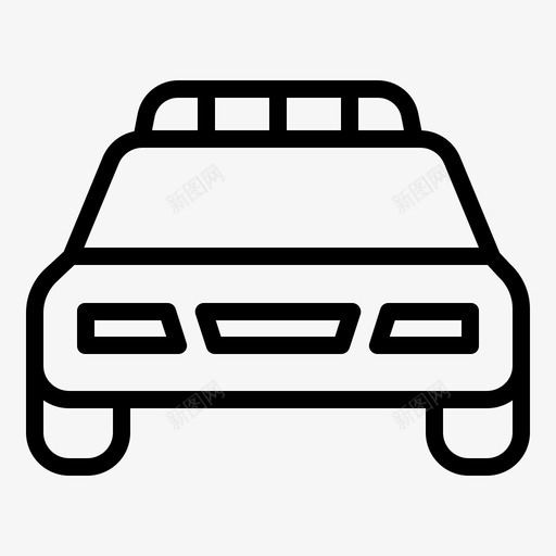 汽车警车法律和犯罪svg_新图网 https://ixintu.com 警车 汽车 法律 犯罪