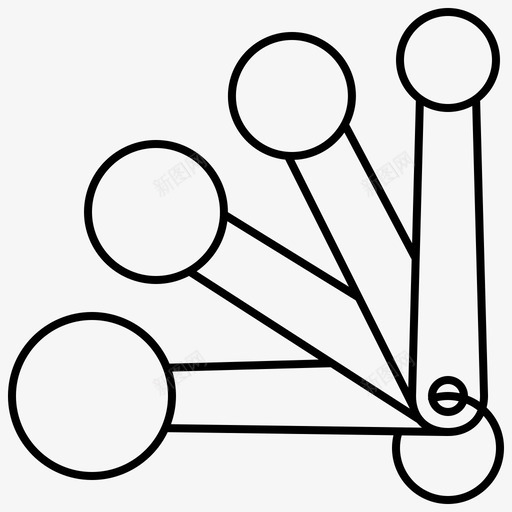 量勺面包房烹饪svg_新图网 https://ixintu.com 量勺 面包房 烹饪 配料 咖啡店 生产线
