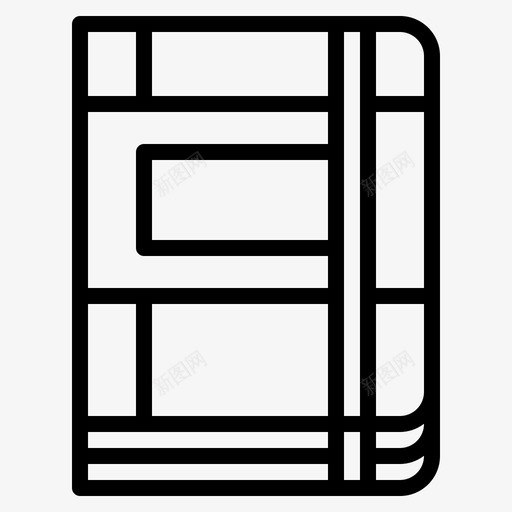 书地址簿议程svg_新图网 https://ixintu.com 地址簿 议程 书签 笔记本 学校 文具 大纲