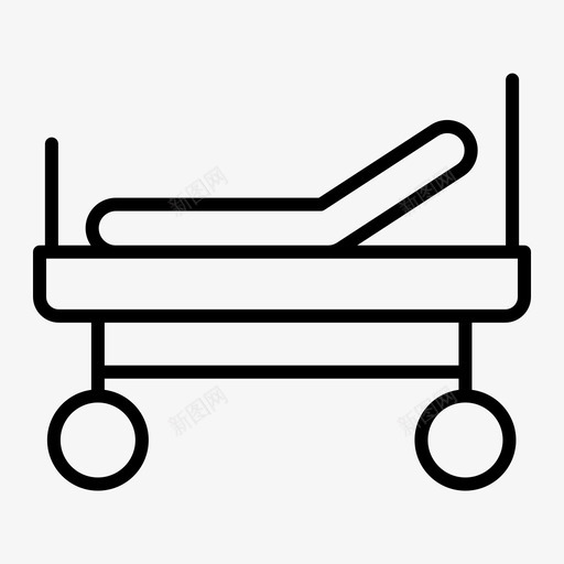病床医院住院svg_新图网 https://ixintu.com 病床 医院 住院 儿科 医疗 照顾 自己