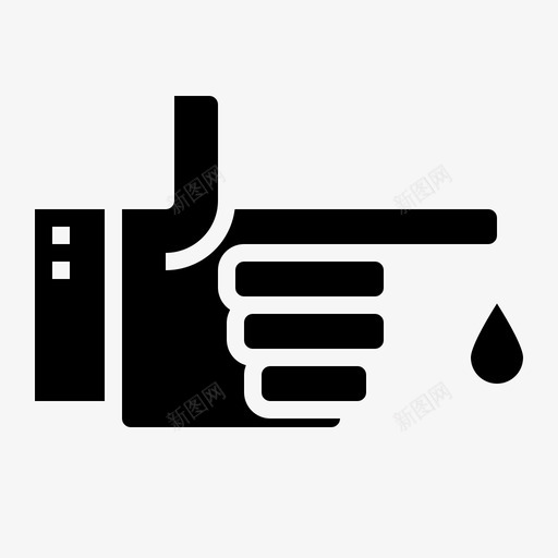 受伤身体部位手指svg_新图网 https://ixintu.com 医疗 受伤 身体 部位 手指 指手