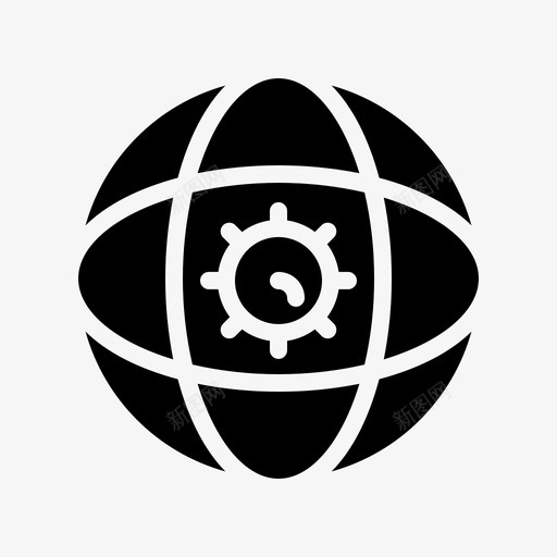 地球冠状病毒冠状病毒19svg_新图网 https://ixintu.com 病毒 冠状 地球 世界 雕文