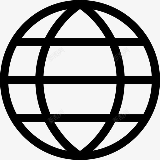 地球仪浏览器互联网svg_新图网 https://ixintu.com 浏览器 地球仪 互联网 工具 最小 套件