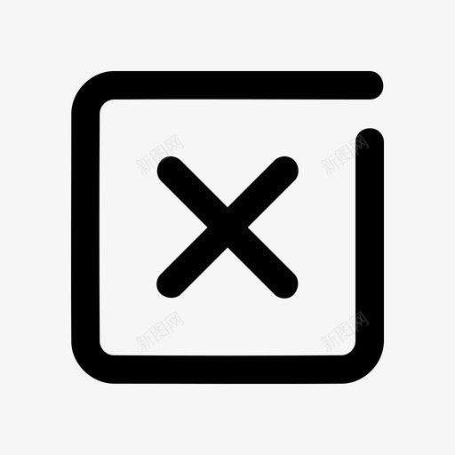 删除交叉方块svg_新图网 https://ixintu.com 删除 交叉 方块 电子商务