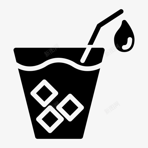 冰饮料新鲜夏天svg_新图网 https://ixintu.com 饮料 天气 新鲜 夏天 气和 灾难