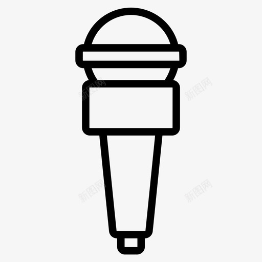 麦克风锚定宣布svg_新图网 https://ixintu.com 选举 麦克风 锚定 宣布 总统 统和 大纲