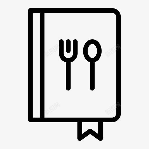 菜单书签最爱svg_新图网 https://ixintu.com 食物 菜单 书签 最爱 餐厅 递送 呆在 呆在家 家里