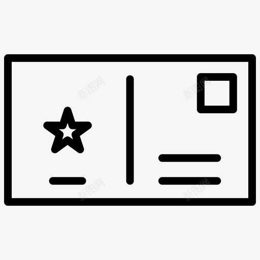 明信片信件邮件svg_新图网 https://ixintu.com 旅行 明信片 信件 邮件 邮资 假日