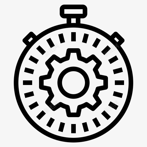时间管理业务齿轮svg_新图网 https://ixintu.com 时间管理 业务 齿轮 生产力 秒表 概念 大纲
