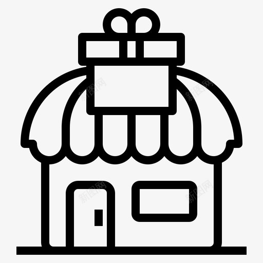 礼品店生日礼物svg_新图网 https://ixintu.com 礼品 生日 礼物 购物 商店 概述