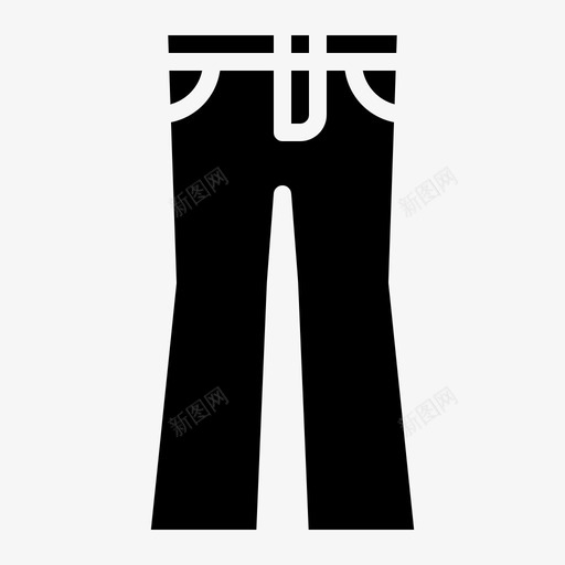 裤子衣服长的svg_新图网 https://ixintu.com 衣服 裤子 长的 结实