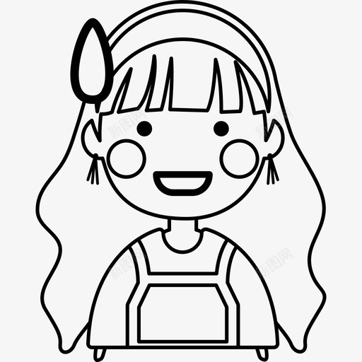 冷汗女孩尴尬冷汗svg_新图网 https://ixintu.com 冷汗 女孩 表情 尴尬 紧张 微笑 长波 波浪 发表