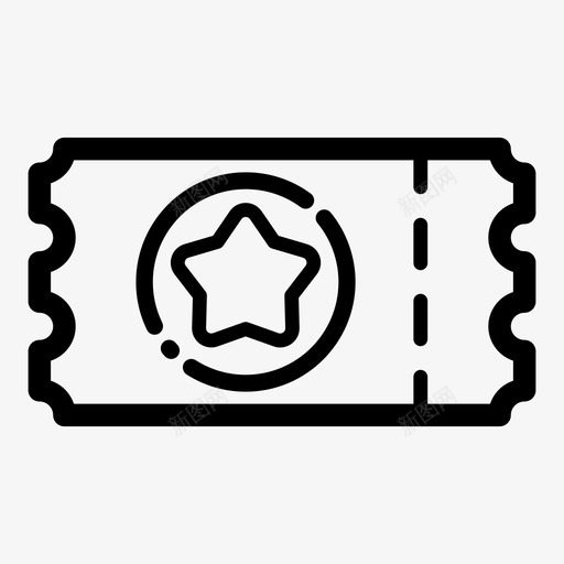 门票电影票活动票svg_新图网 https://ixintu.com 门票 电影票 活动 演出票 车票 火车票