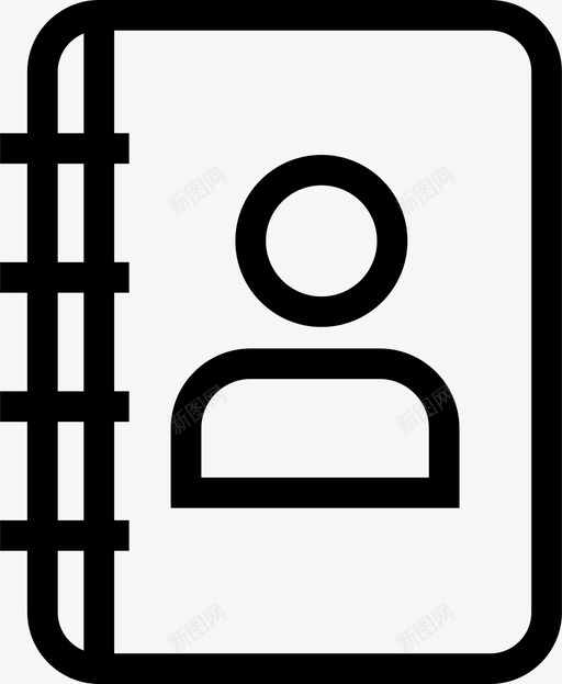 联系人联系人簿朋友svg_新图网 https://ixintu.com 联系人 朋友 号码 电话