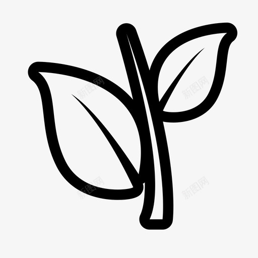 叶子素食者svg_新图网 https://ixintu.com 叶子 素食者