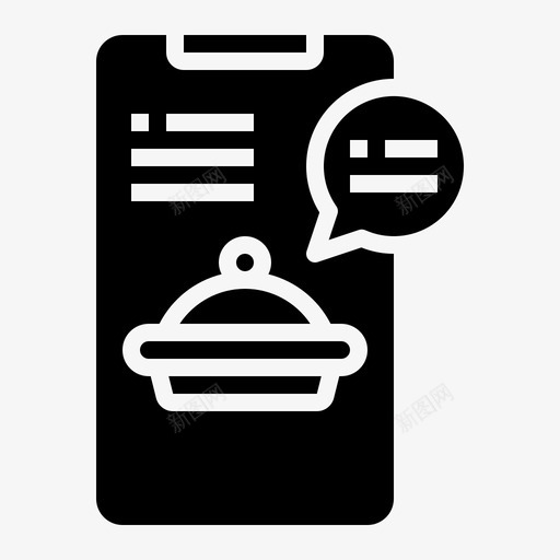 在线订购食品智能手机svg_新图网 https://ixintu.com 在线订购 食品 智能 手机 配送