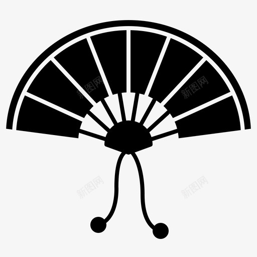 扇子亚洲冷却svg_新图网 https://ixintu.com 扇子 亚洲 冷却 文化 折叠 中国 新年 雕文