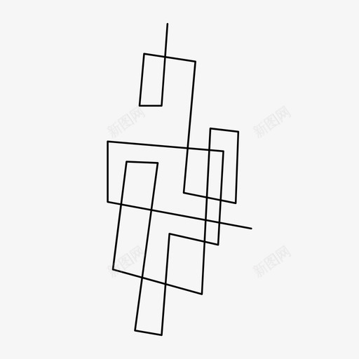 当代艺术线抽象涂鸦svg_新图网 https://ixintu.com 当代艺术 抽象 涂鸦 天真 一行