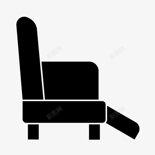 躺椅椅子家具svg_新图网 https://ixintu.com 躺椅 椅子 家具 家用 室内