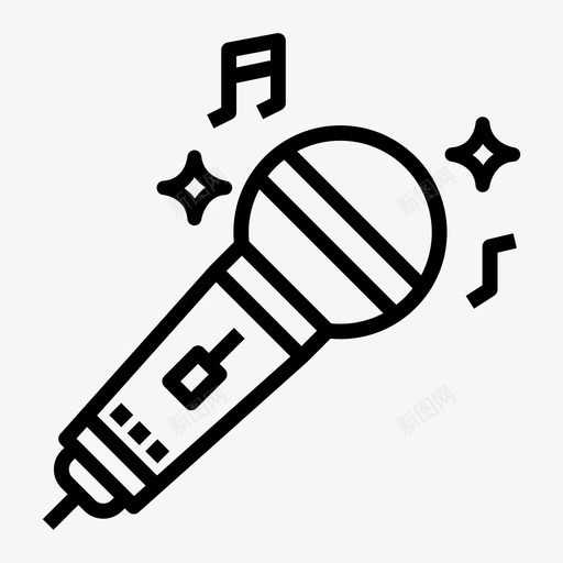 卡拉OK音乐聚会svg_新图网 https://ixintu.com 卡拉 音乐 聚会 唱歌 演讲者