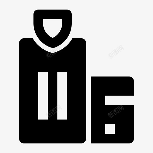 警察局建筑外观svg_新图网 https://ixintu.com 建筑 警察局 外观 符号
