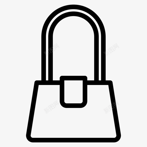 肩包时装钱包svg_新图网 https://ixintu.com 肩包 时装 钱包包 包包 轮廓