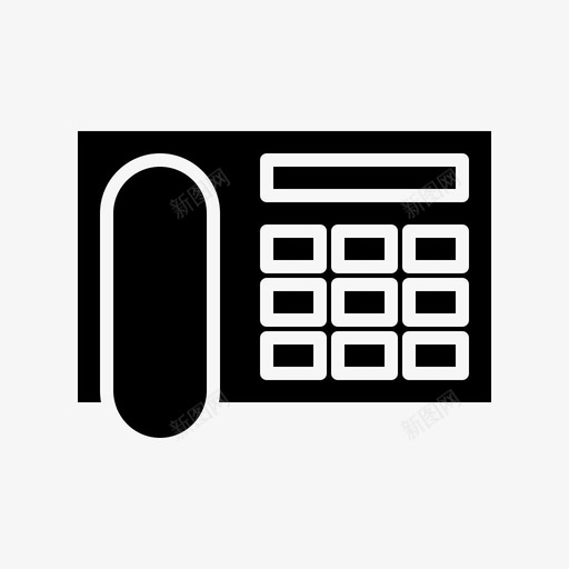 商务电话办公电话电话svg_新图网 https://ixintu.com 电话 商务电话 办公 老式 社交 媒体 雕文