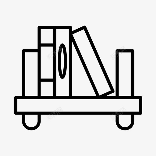 墙上的书架家具家用svg_新图网 https://ixintu.com 墙上 书架 家具 家用 室内