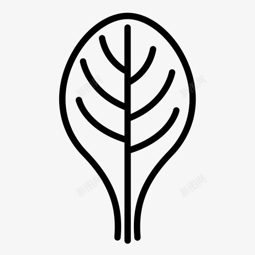 菠菜食物叶子svg_新图网 https://ixintu.com 菠菜 食物 叶子 植物 蔬菜