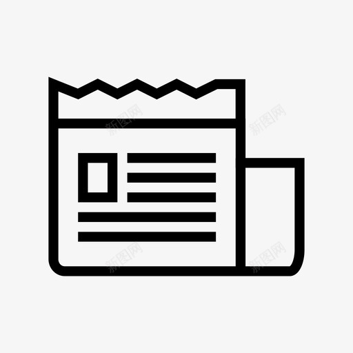 报纸文章大报svg_新图网 https://ixintu.com 报纸 文章 大报 商业 通讯 报刊