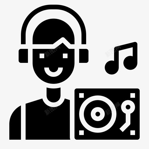 dj阿凡达男孩svg_新图网 https://ixintu.com 阿凡 男孩 耳机 生活方式 固体