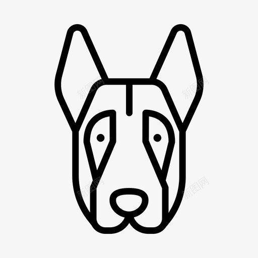 德国牧羊犬品种狗svg_新图网 https://ixintu.com 德国 牧羊犬 品种 狗狗 宠物狗