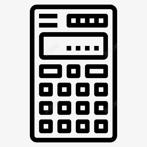 计算器计算教育svg_新图网 https://ixintu.com 计算器 计算 教育 数学 技术学校 文具 大纲
