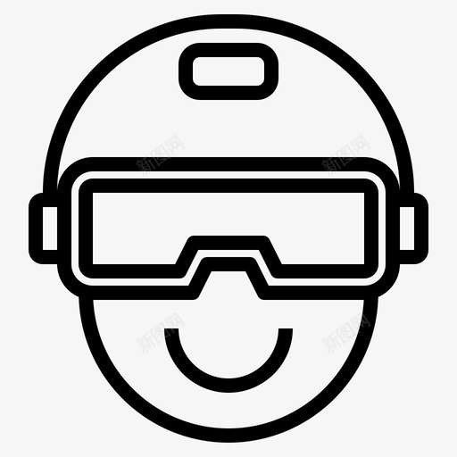 vr眼镜ar眼镜电子svg_新图网 https://ixintu.com 眼镜 电子游戏 科技 小工 工具