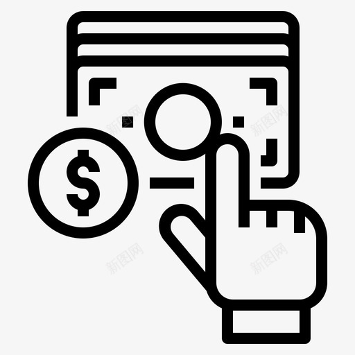 付款手钱svg_新图网 https://ixintu.com 付款 手钱 购物 付款方 方式 概述
