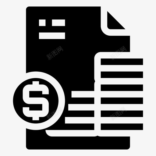 金钱文件和文件svg_新图网 https://ixintu.com 文件 金钱