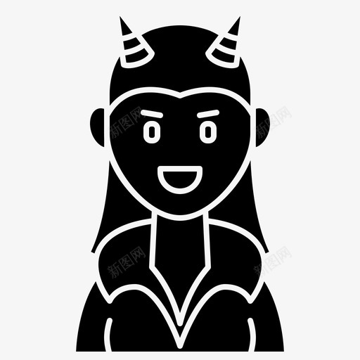 邪恶恶魔万圣节svg_新图网 https://ixintu.com 万圣节 恶魔 邪恶 怪物 雕文