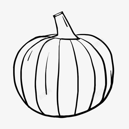 南瓜秋季拉制svg_新图网 https://ixintu.com 拉制 南瓜 秋季 橘子 蔬菜水果 蔬菜 手工