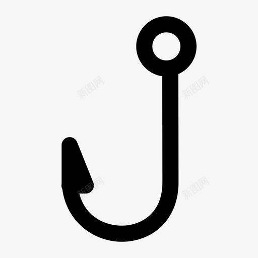 鱼钩鱼渔夫svg_新图网 https://ixintu.com 鱼钩 渔夫 大海