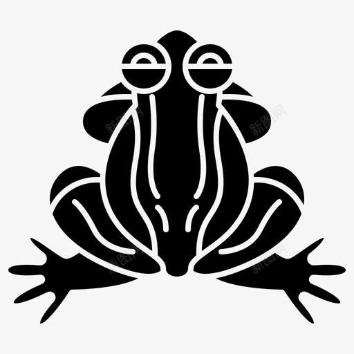 两栖动物非洲牛蛙svg_新图网 https://ixintu.com 两栖 动物 非洲 牛蛙 食肉 精灵 雕文