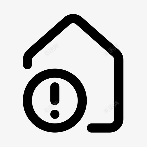 警报主页监控svg_新图网 https://ixintu.com 警报 主页 监控 智能家居 警告