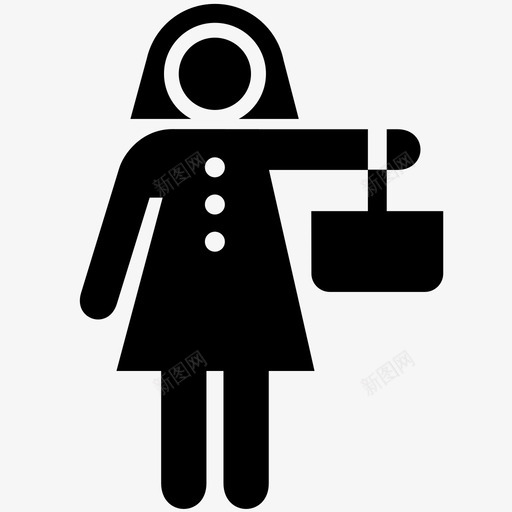 小红帽篮子童话svg_新图网 https://ixintu.com 小红帽 篮子 童话 女孩 天真 民间故事