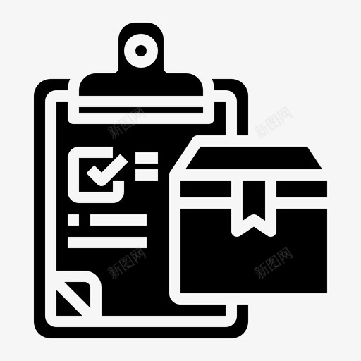 清单剪贴板交货svg_新图网 https://ixintu.com 交货 清单 剪贴板 订单 包装 包装物 物流